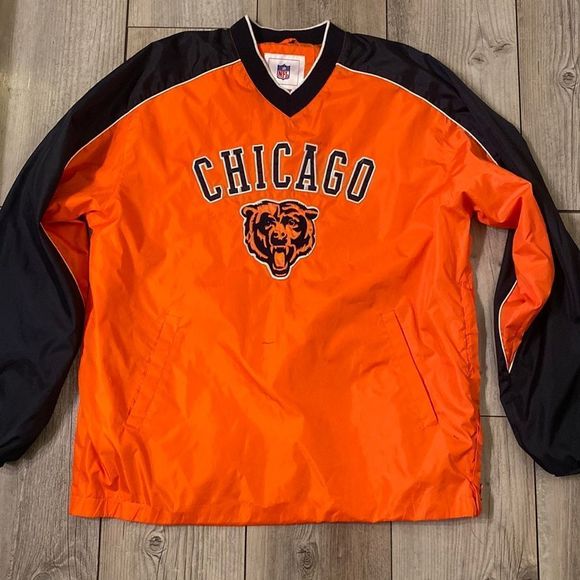 NFL Medium Men’s Chicago Bears Pullover Jacket - Picture 1 of 12